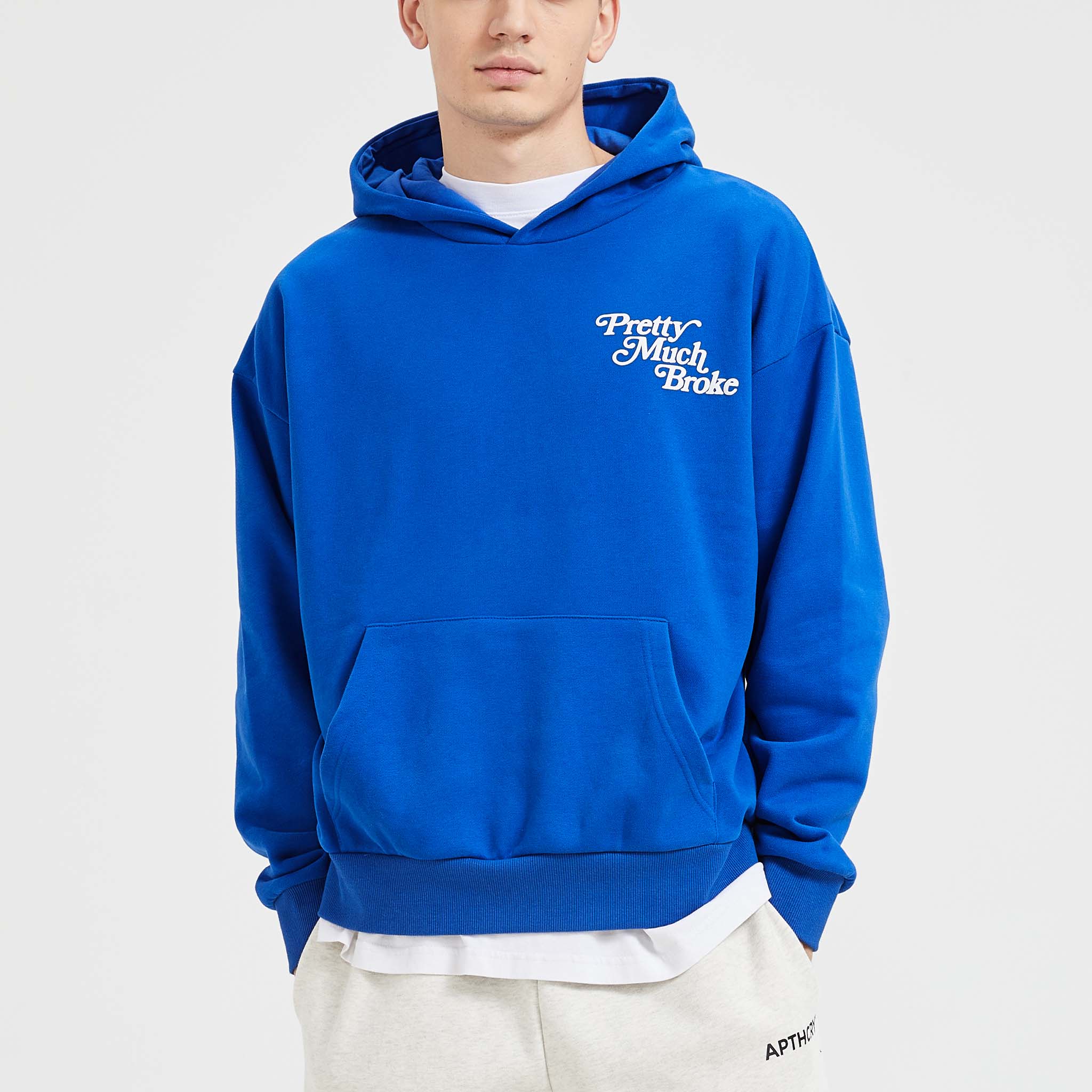 New Beautiful royal blue vintage top pullover hoodie